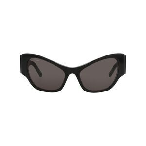 Balenciaga Cat Eye-Frame Recycled Acetate Sunglasses Black Womens